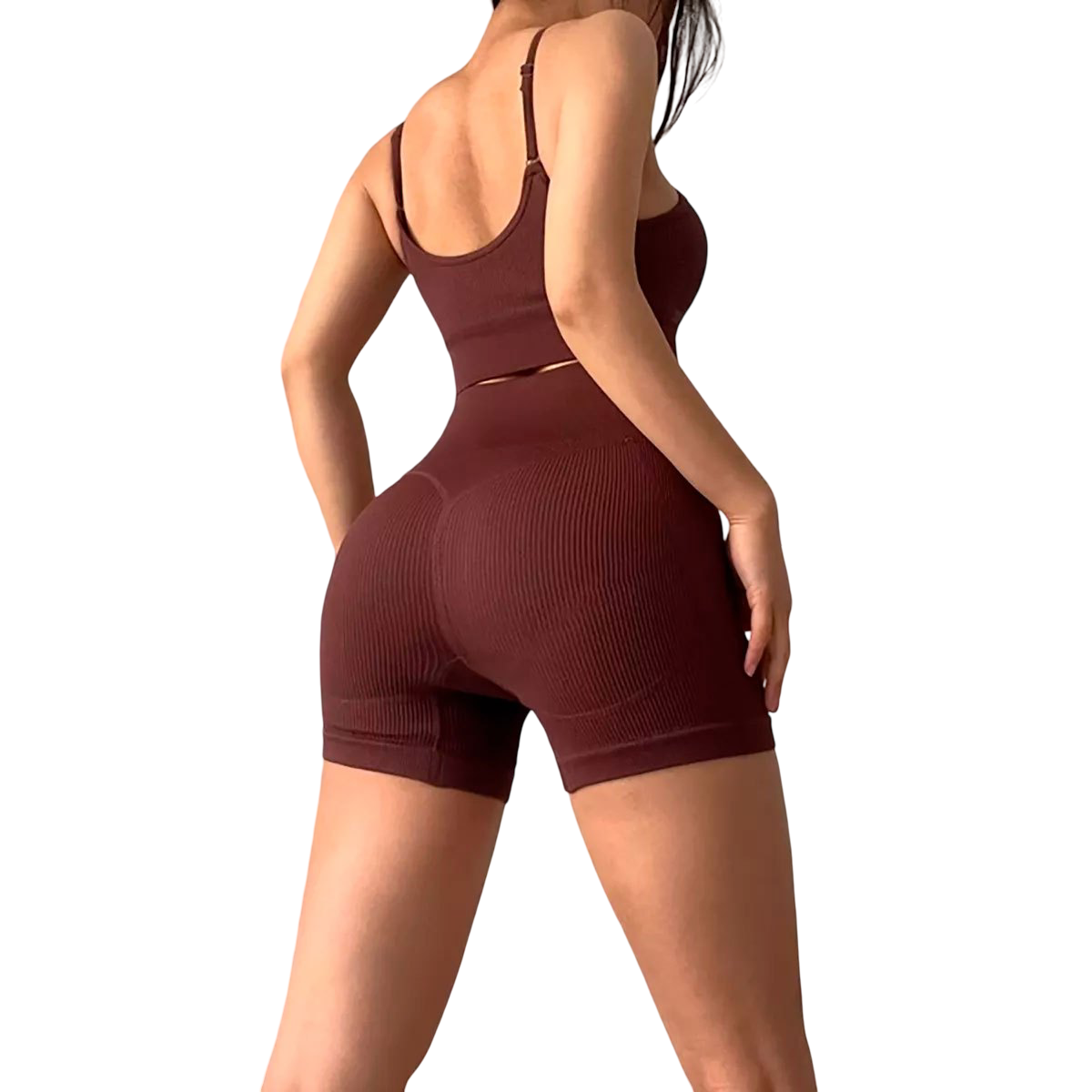 Women's Sports Set, Gym Top and Shorts, Butt Lifter