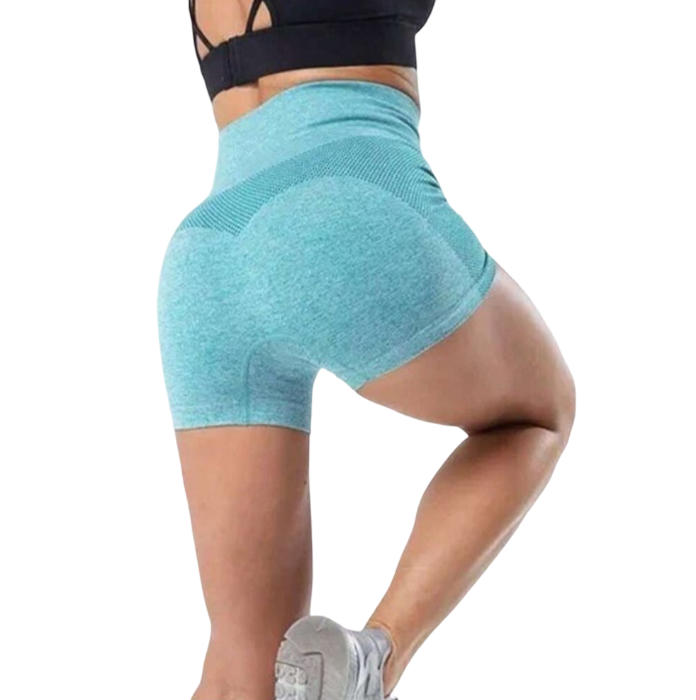 Athletic shorts for cycling, running, fitness, and yoga