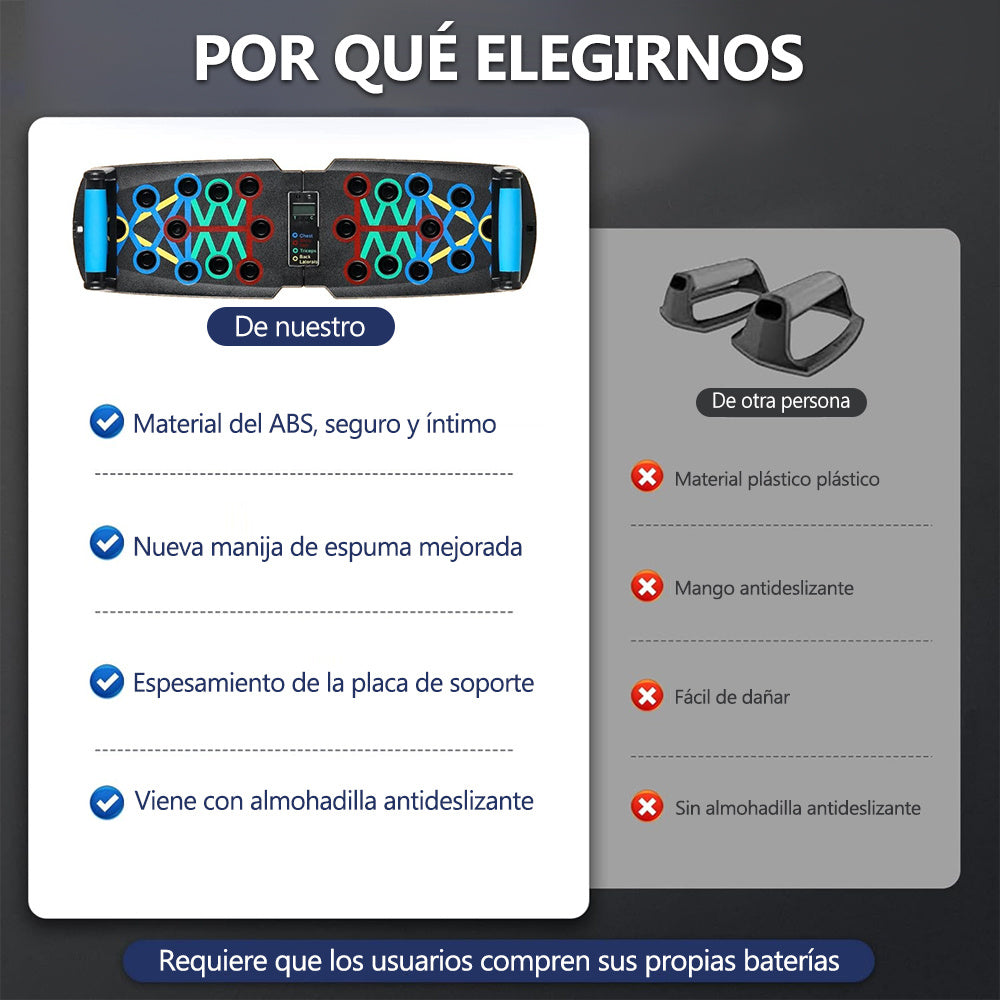 Soportes Tabla de lagarto para flexiones y fitness