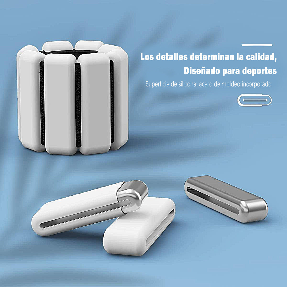 Anillos de yoga con peso para manos y pies, peso ajustable 2 unidades de 450 gr c/u