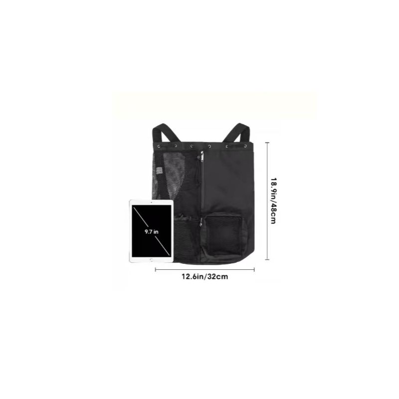 Mochila de natación con bolsa impermeable y cordón de malla