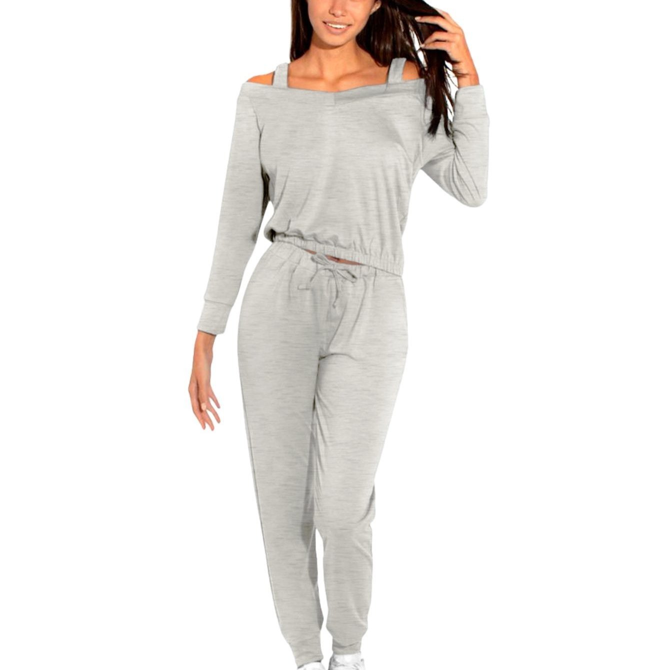 Conjunto deportivo casual y cómodo para mujer