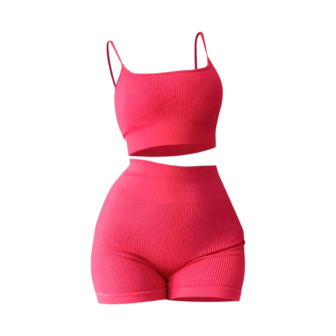 Women's Sports Set, Gym Top and Shorts, Butt Lifter