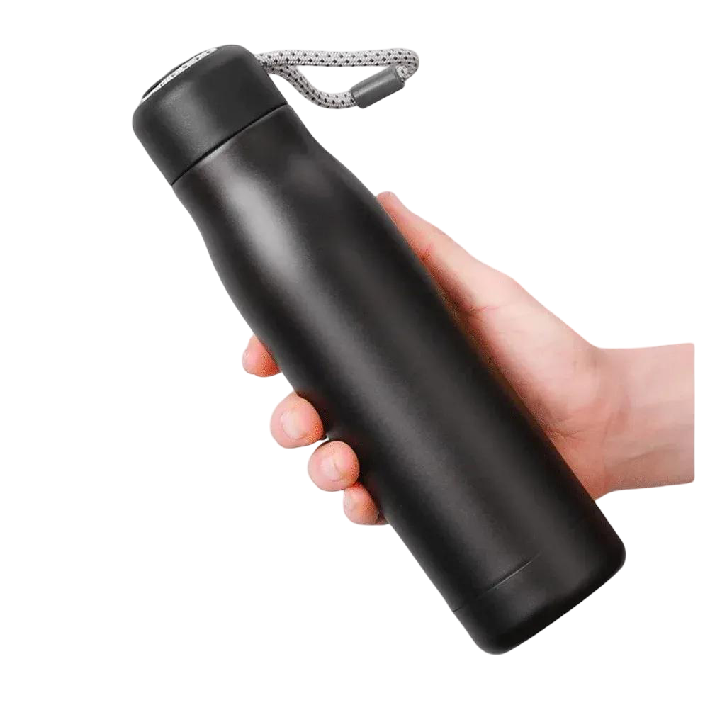 Termo portátil de acero inoxidable de 600 ml.