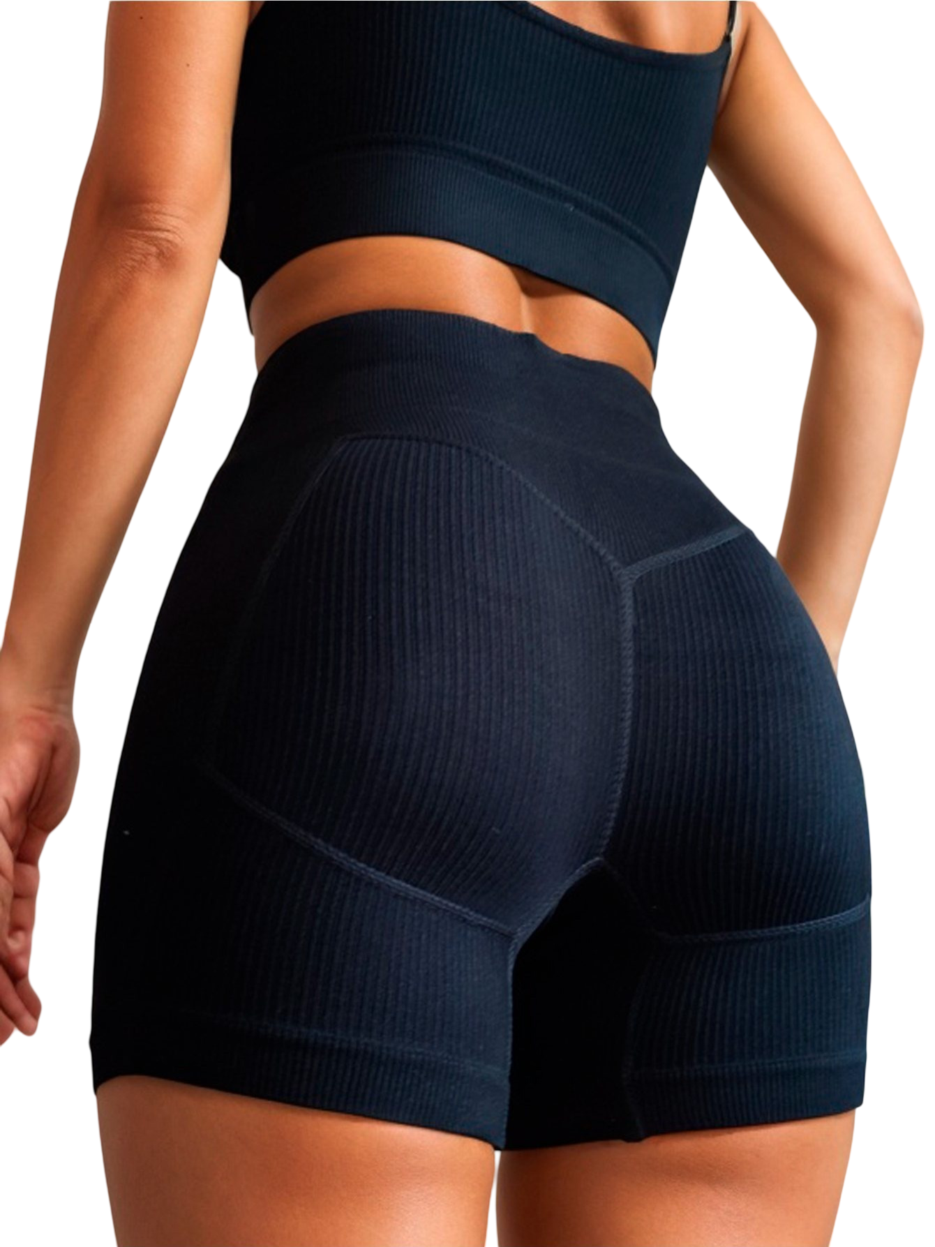 Women's Sports Set, Gym Top and Shorts, Butt Lifter