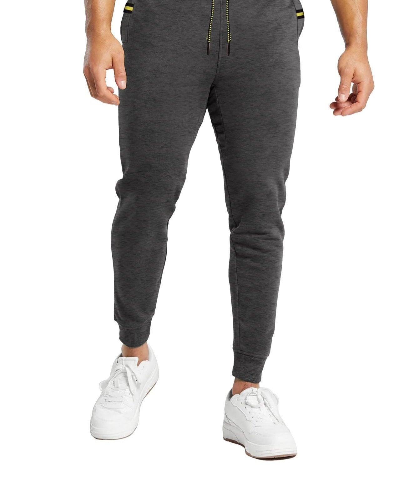 Pants deportivo elástico de corte ajustado para hombre