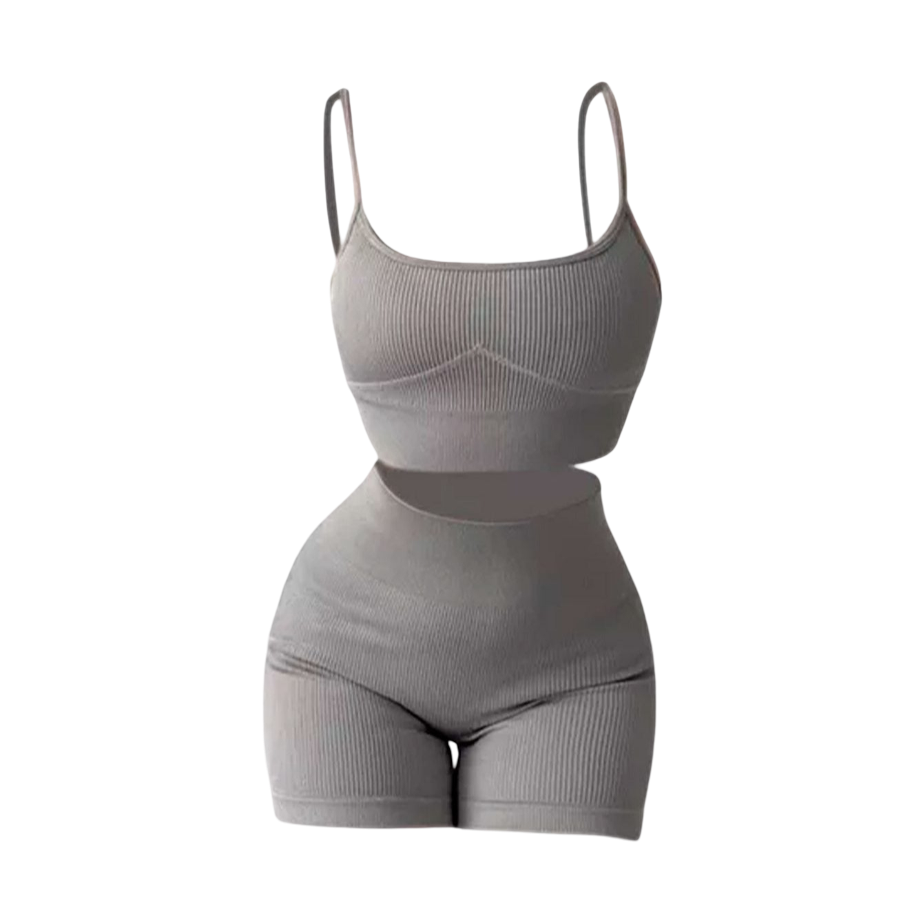 Women's Sports Set, Gym Top and Shorts, Butt Lifter