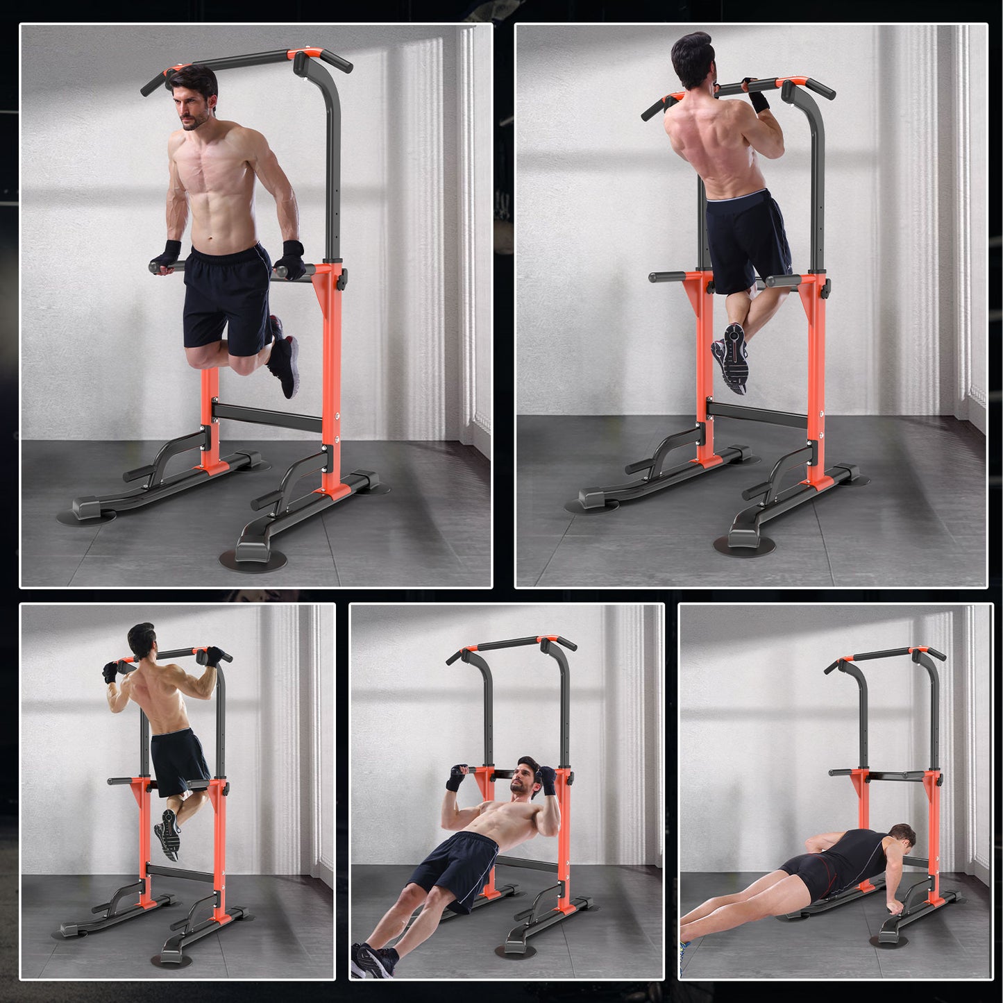 Entrenador de fuerza multifuncional de altura ajustable