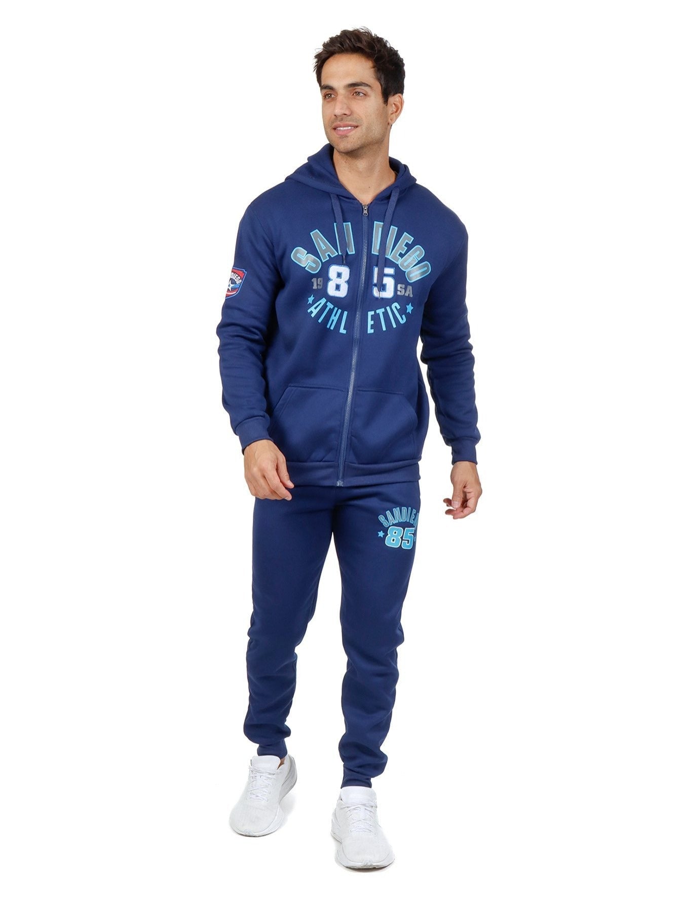 Conjunto depotivo de sudadera y pantalón para hombre