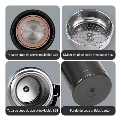 Vaso térmico portatil de acero inoxidable de 1,000 ml. ideal para deportes al aire libre