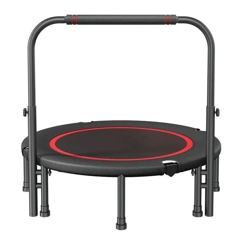 Trampolín deportivo con asa ajustable para fitness aeróbico y volteretas