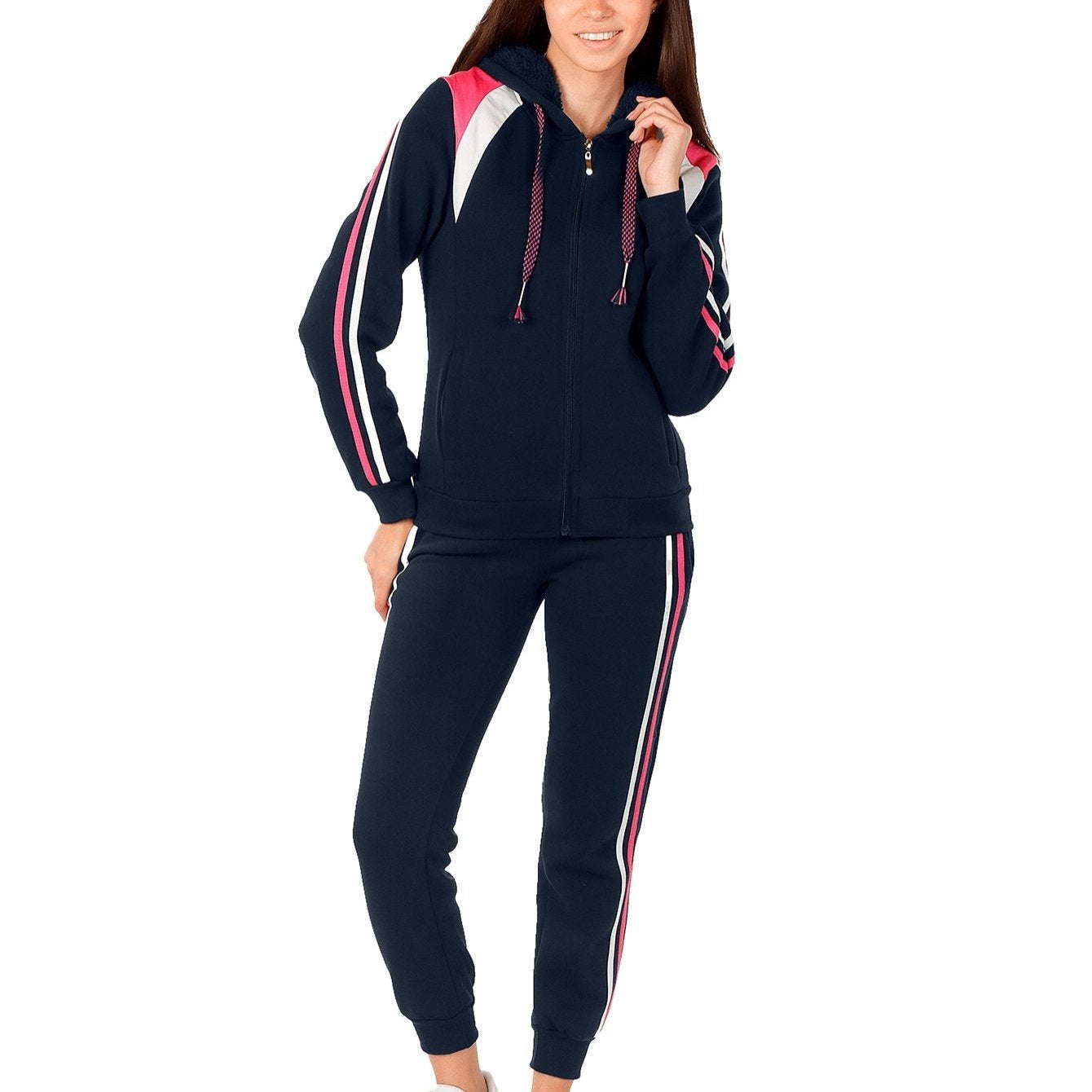 Conjunto deportivo de moda con pantalones deportivos para mujer