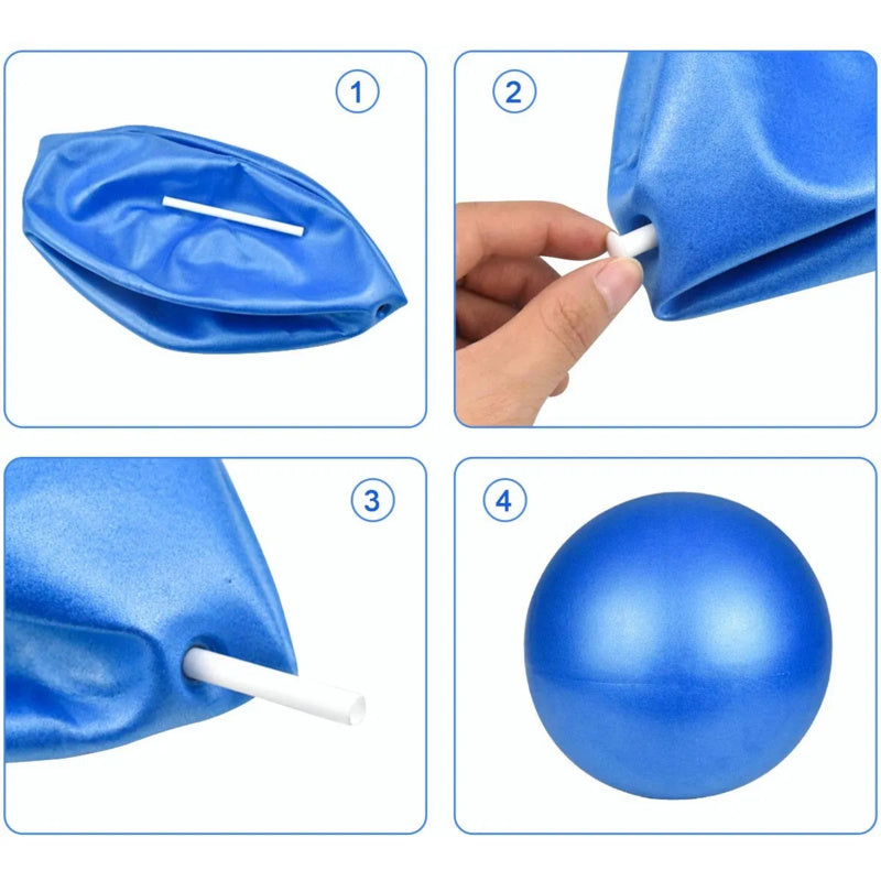 Juego de bloques de yoga de 5 piezas con bandas de resistencia para pelota de pilates