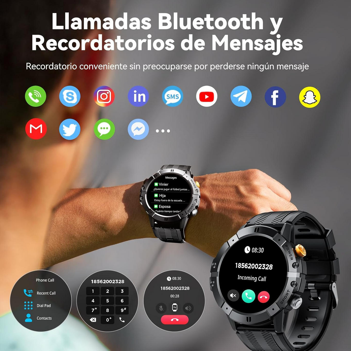 Sports Smartwatch, CUBOT C29 Smartwatch, 24-Hour Health Monitor