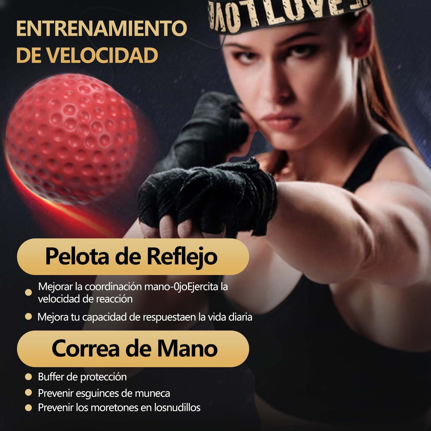 Saco de boxeo profesional con 14 piezas
