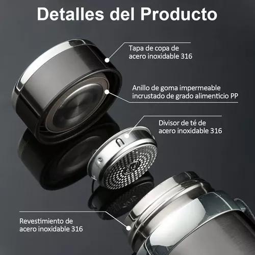 Vaso térmico portatil de acero inoxidable de 1,000 ml. ideal para deportes al aire libre