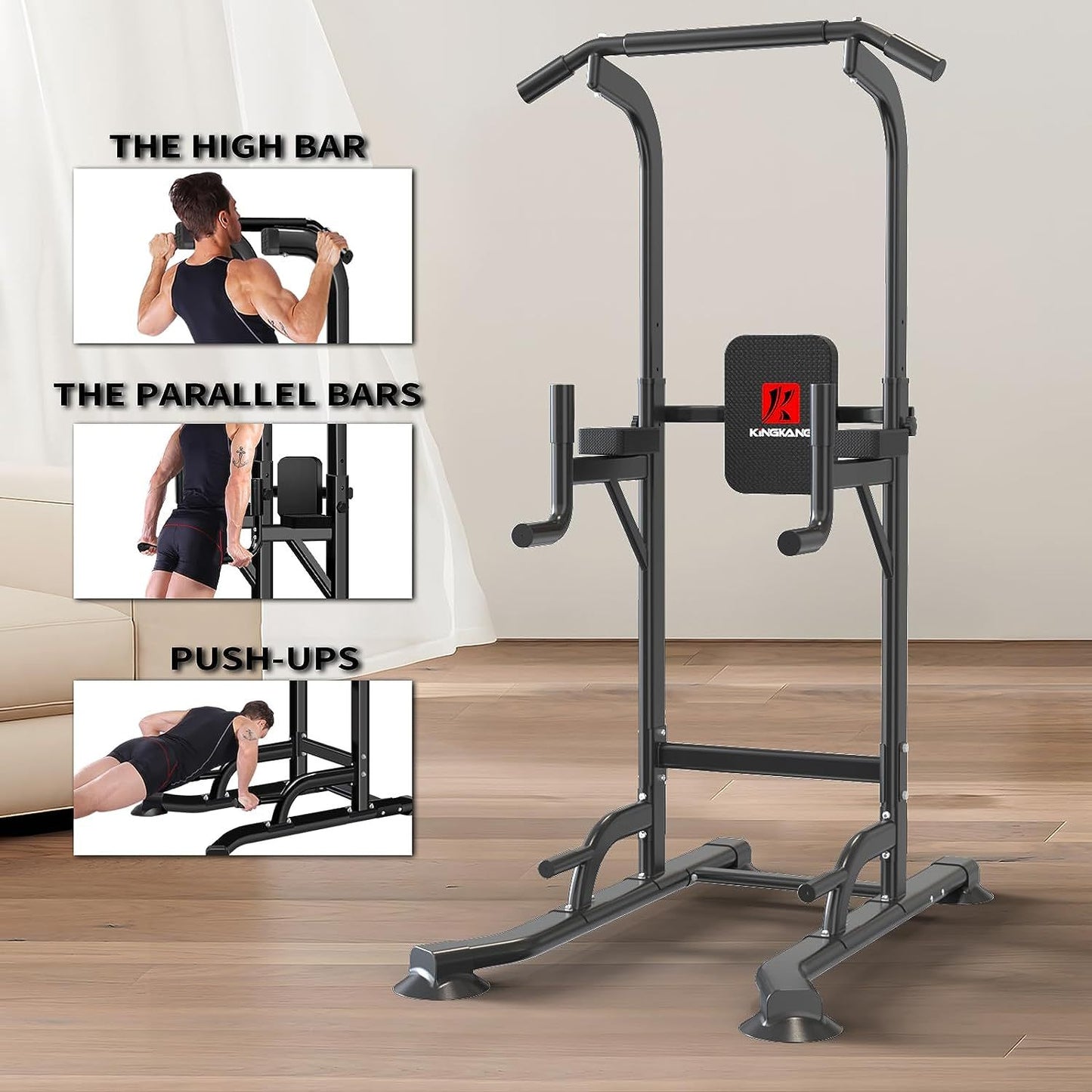 Entrenador de Asistencia Multifunción Power Tower Pull Up
