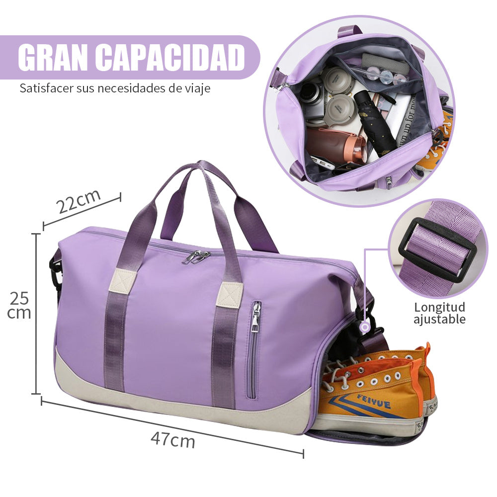 Unisex Gym Bag, Waterproof Design with Multiple Compartments