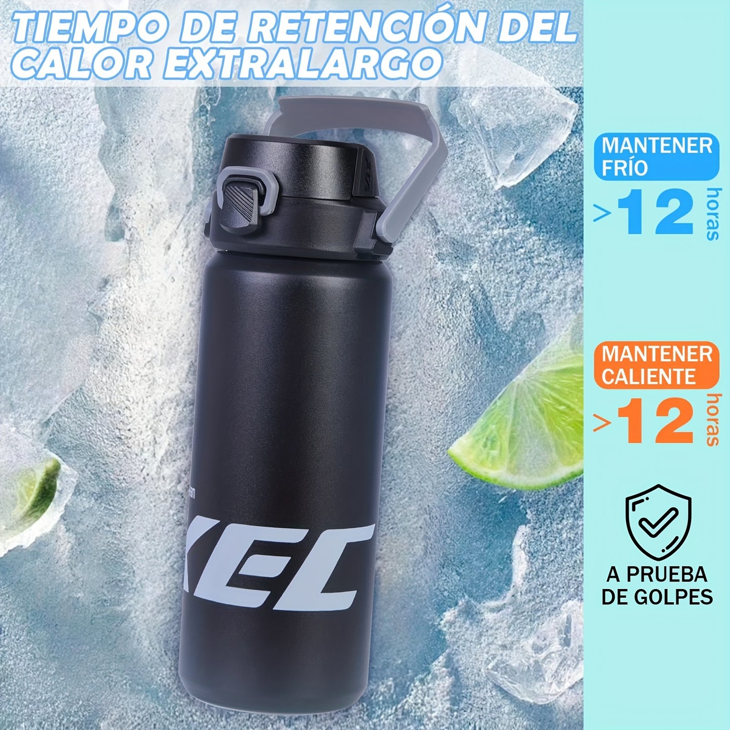 1L Stainless Steel Water Bottle.