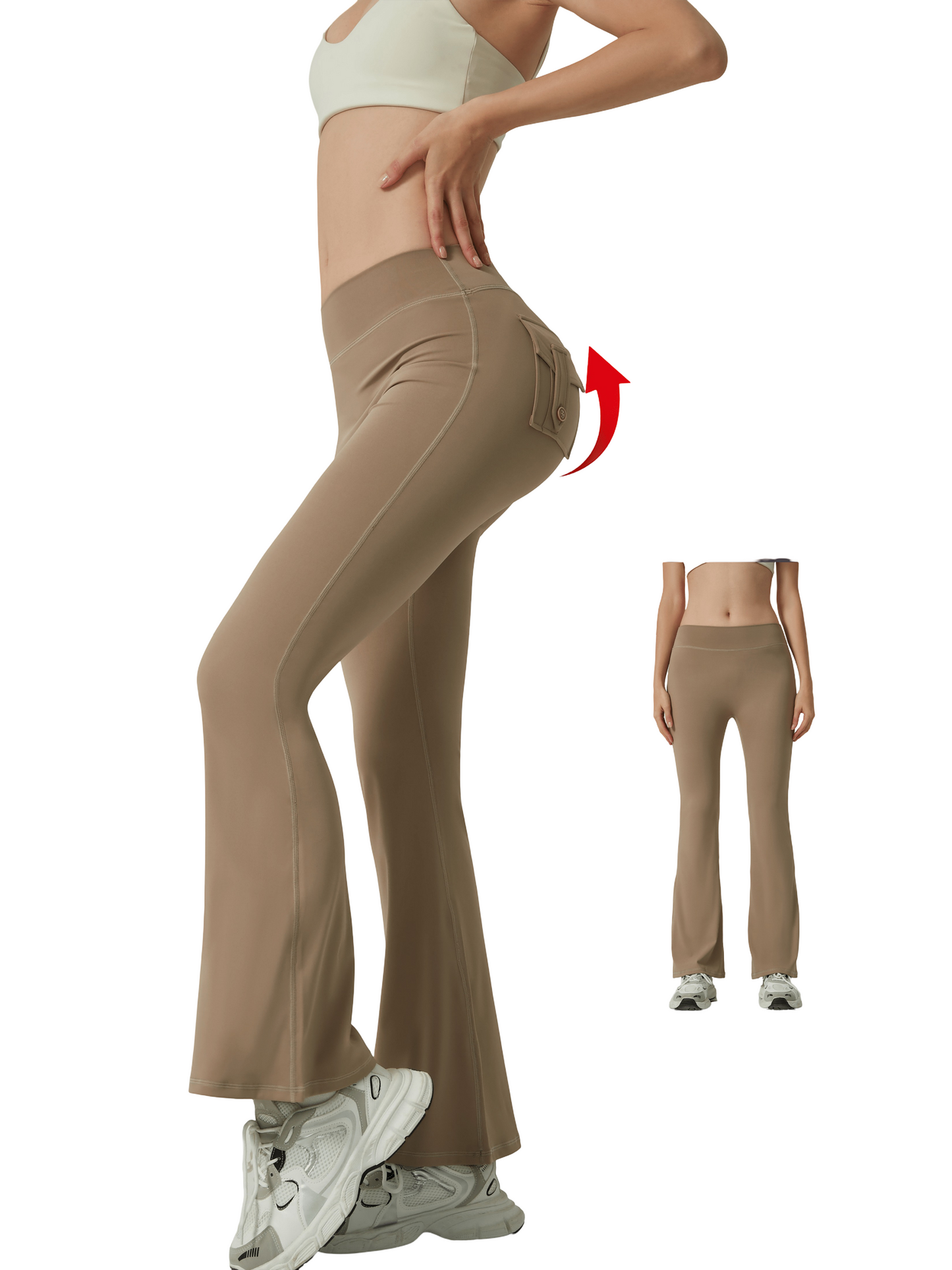 Pantalon deportivos comodos Push-up
