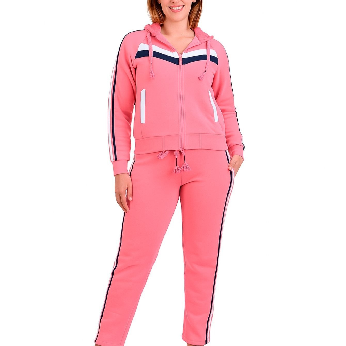 Pants deportivo de felpa para mujer
