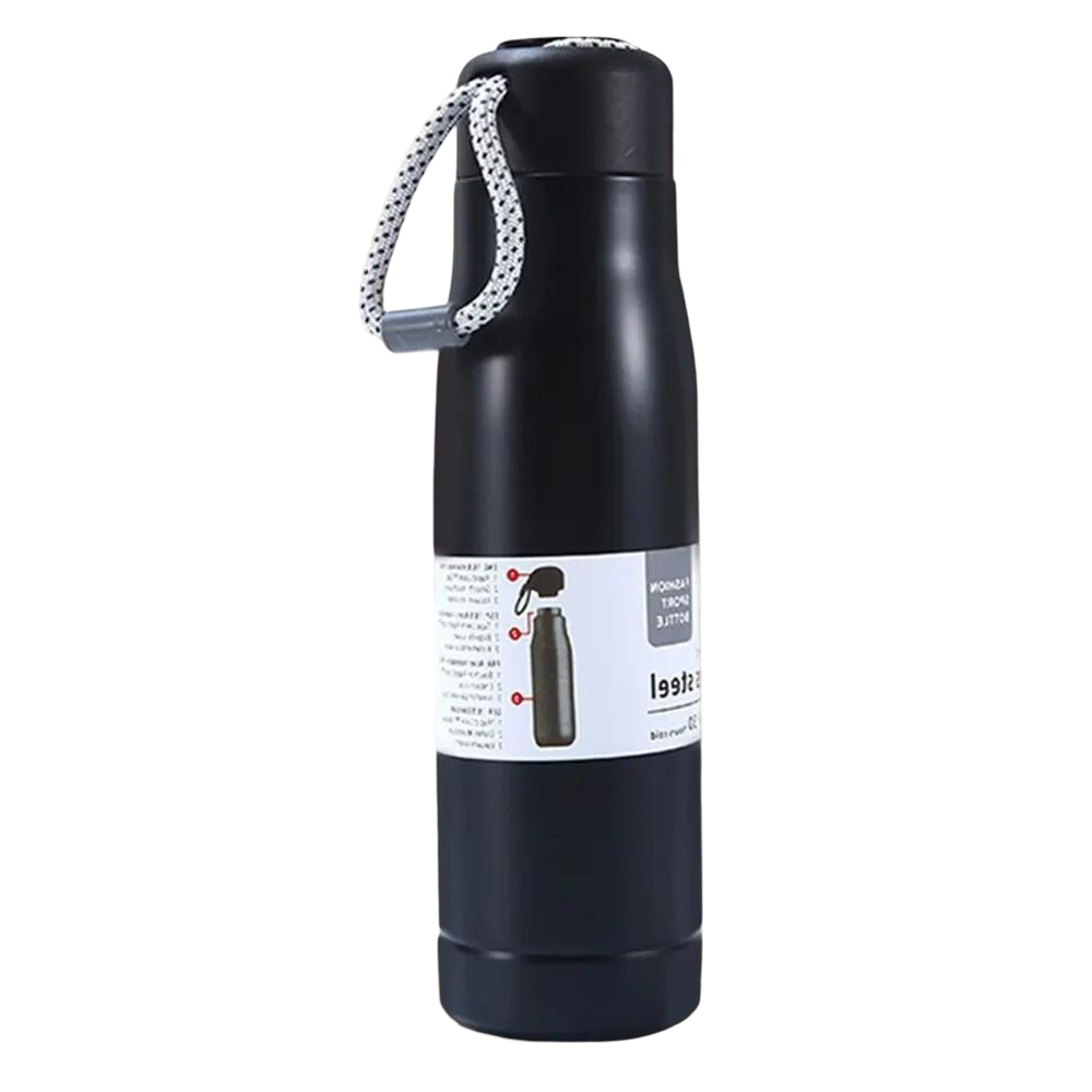 Termo portátil de acero inoxidable de 600 ml.