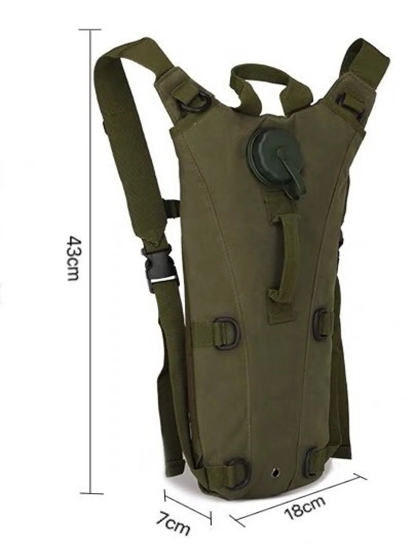 Mochila de hidratación de 3 L., bolsa de agua, bolsa de senderismo