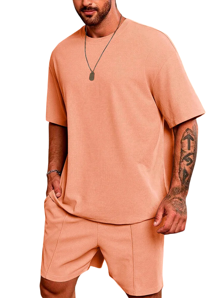Conjunto deportivo informal de 2 piezas para hombre
