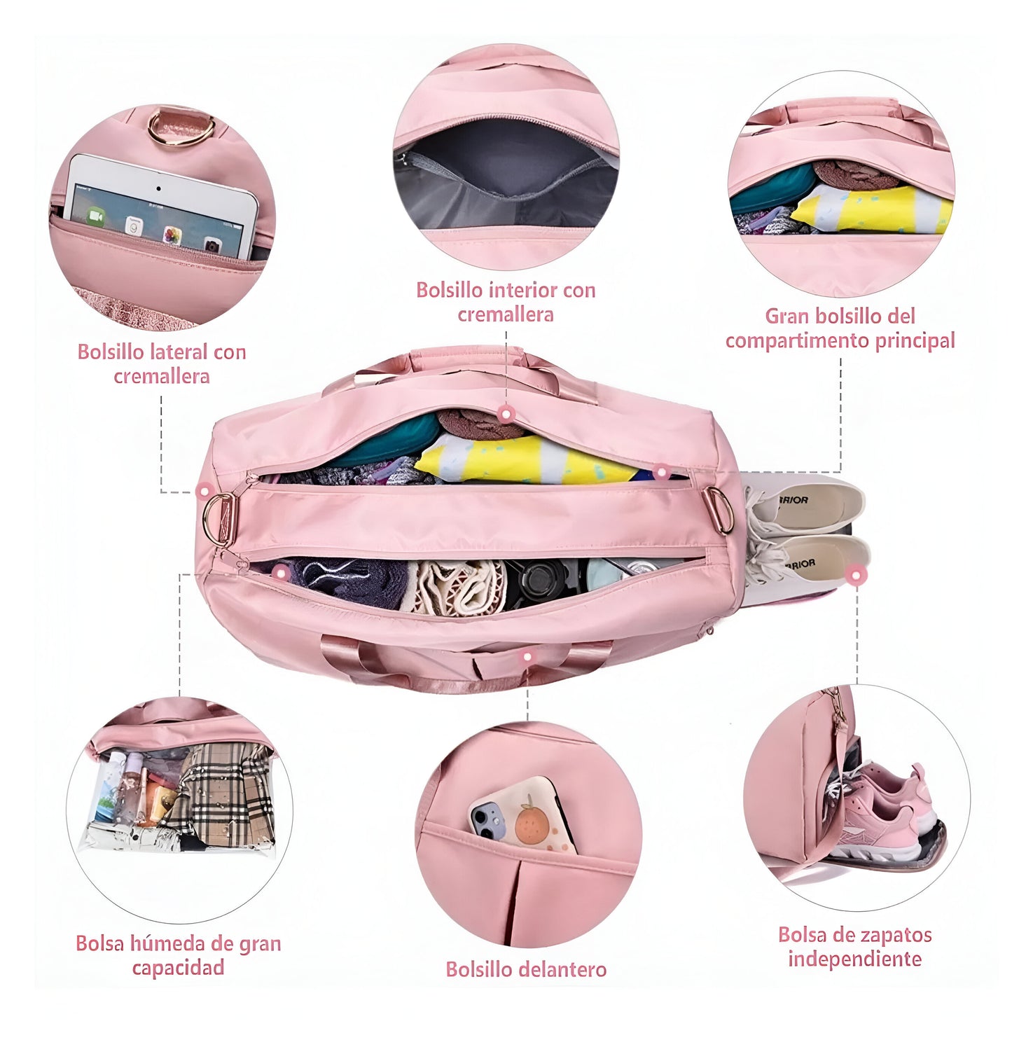Gym bag, fitness sports bag