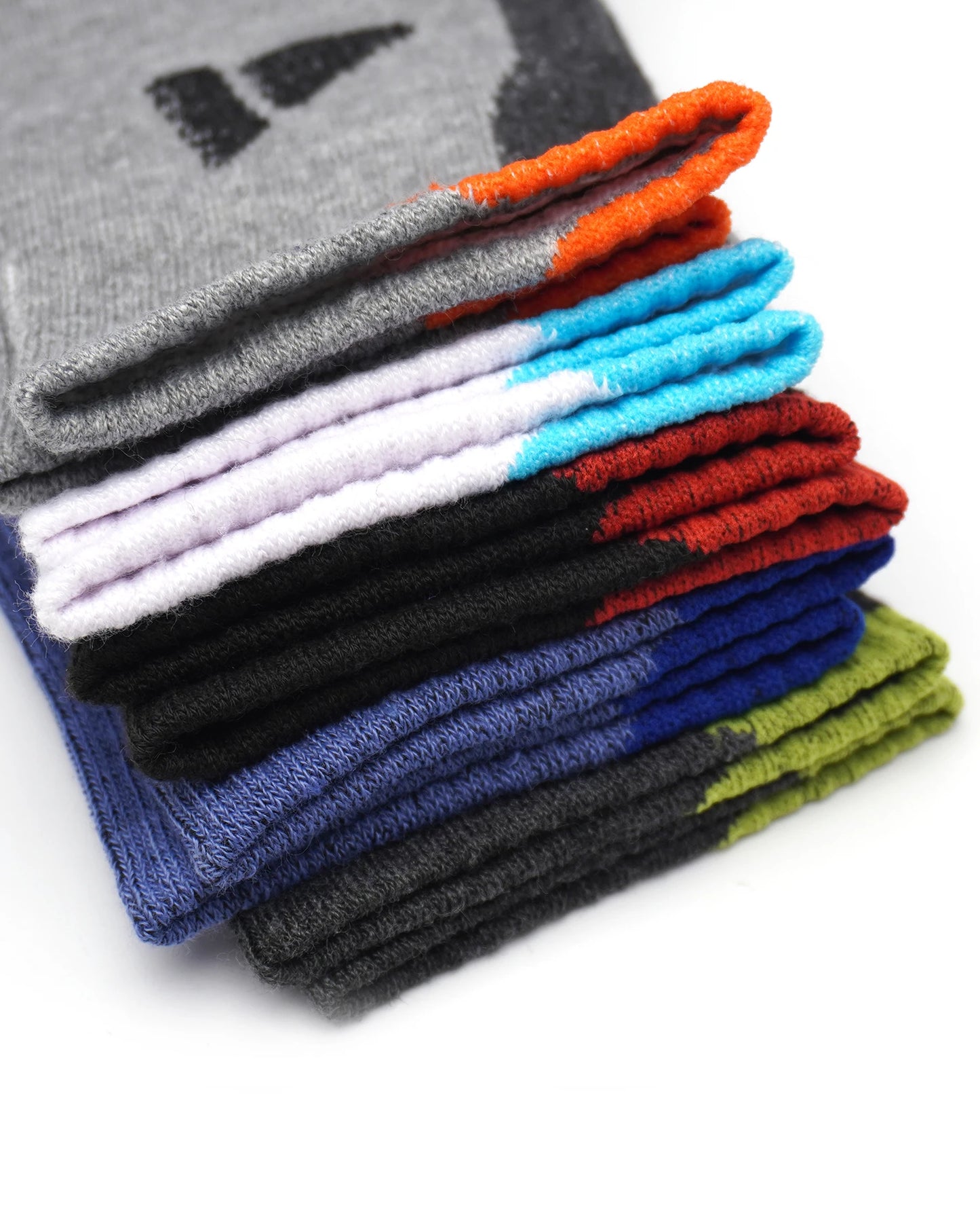 12 pares de calcetines para hombre en varios colores