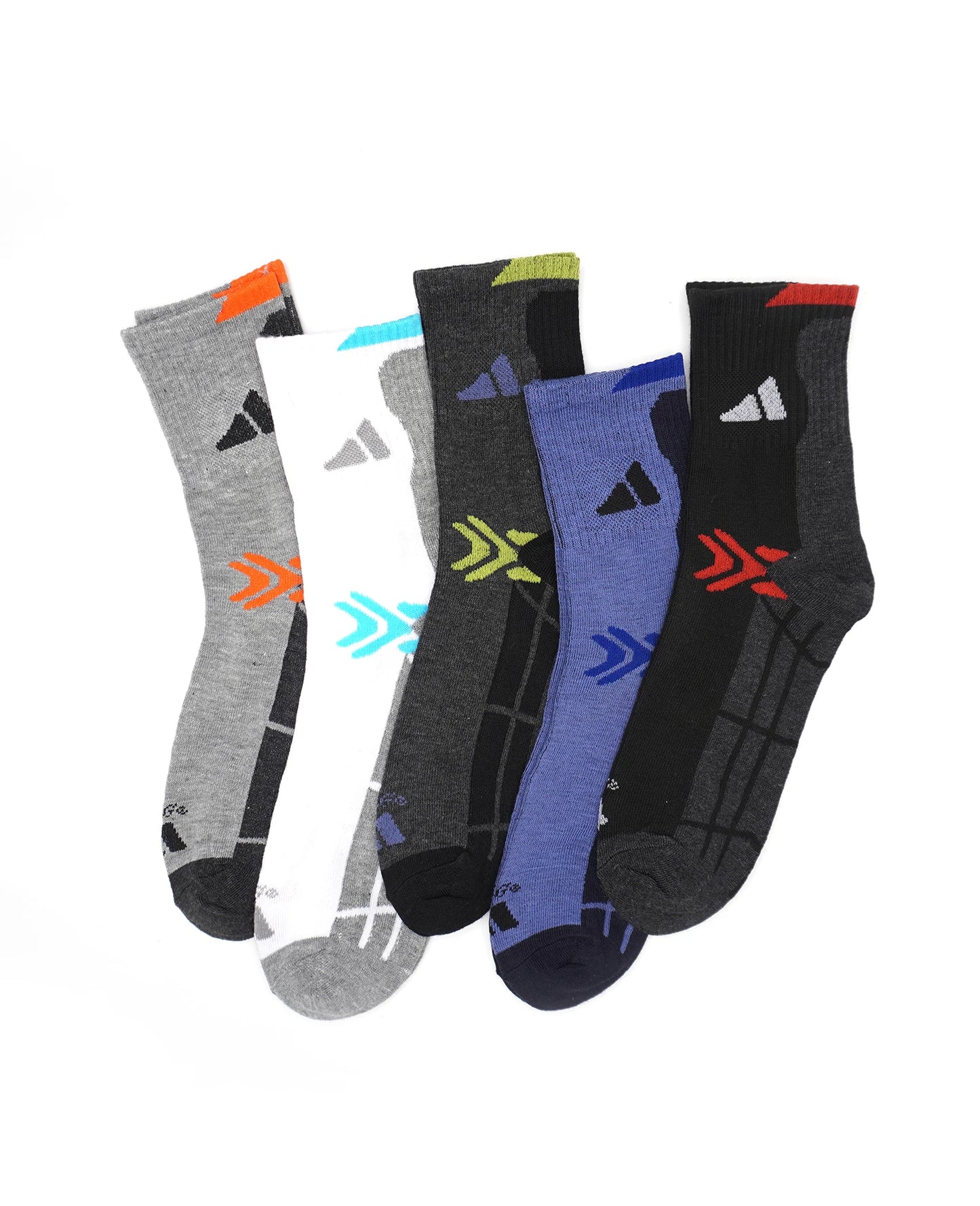12 pares de calcetines para hombre en varios colores
