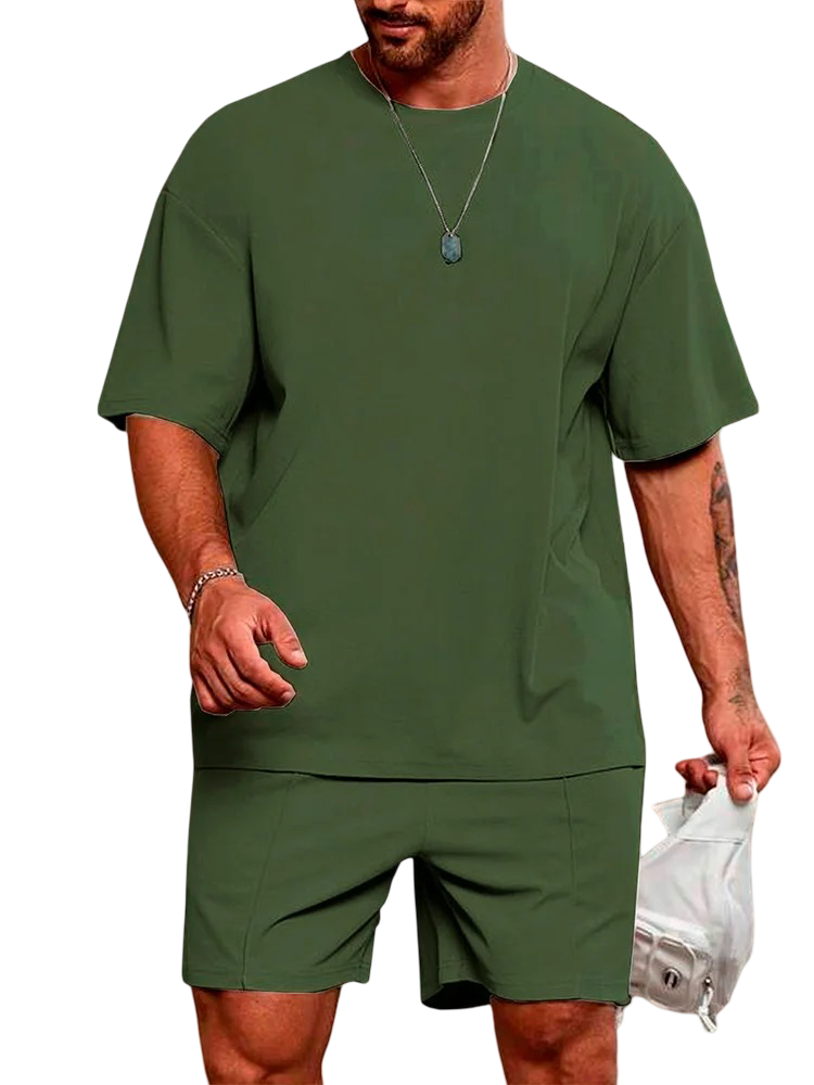Conjunto deportivo informal de 2 piezas para hombre