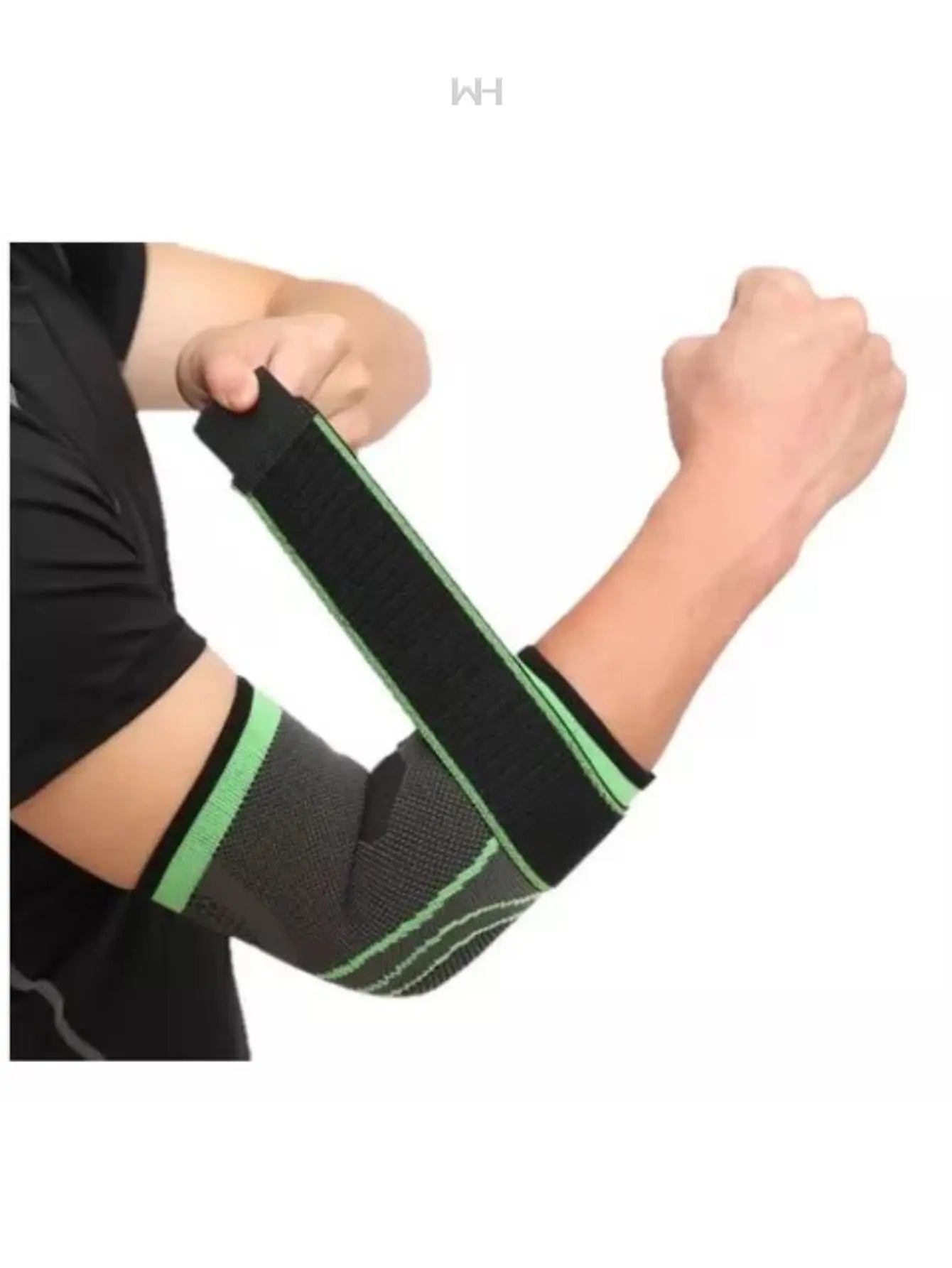 Adjustable elbow compression support