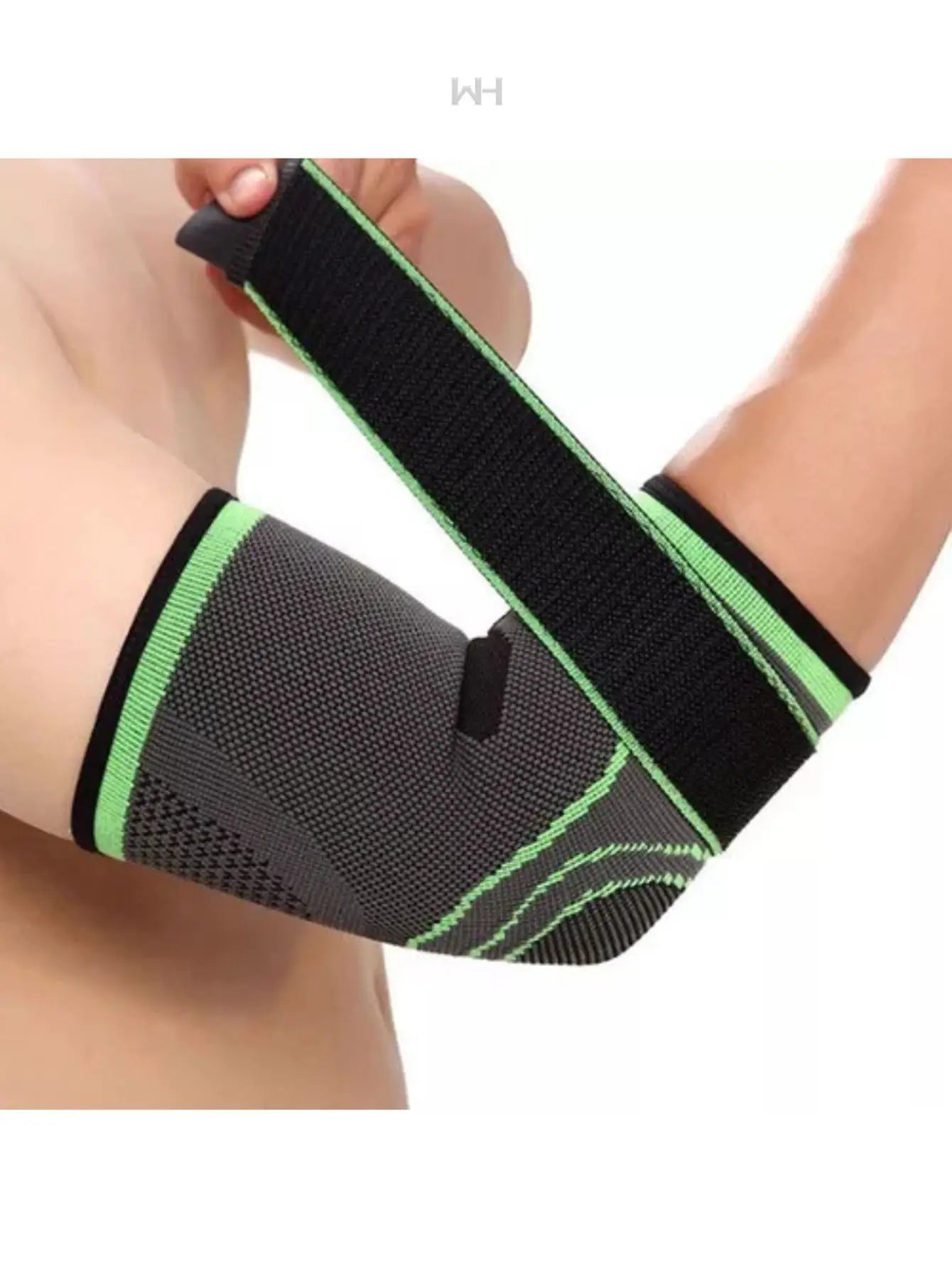 Adjustable elbow compression support