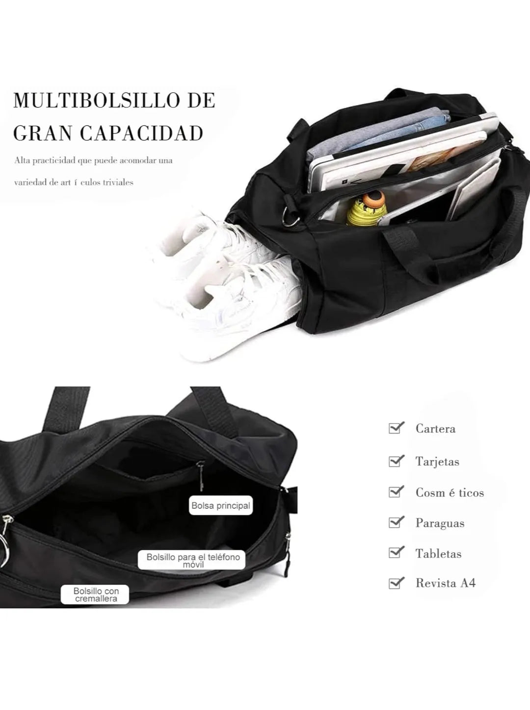 Large capacity sports backpack