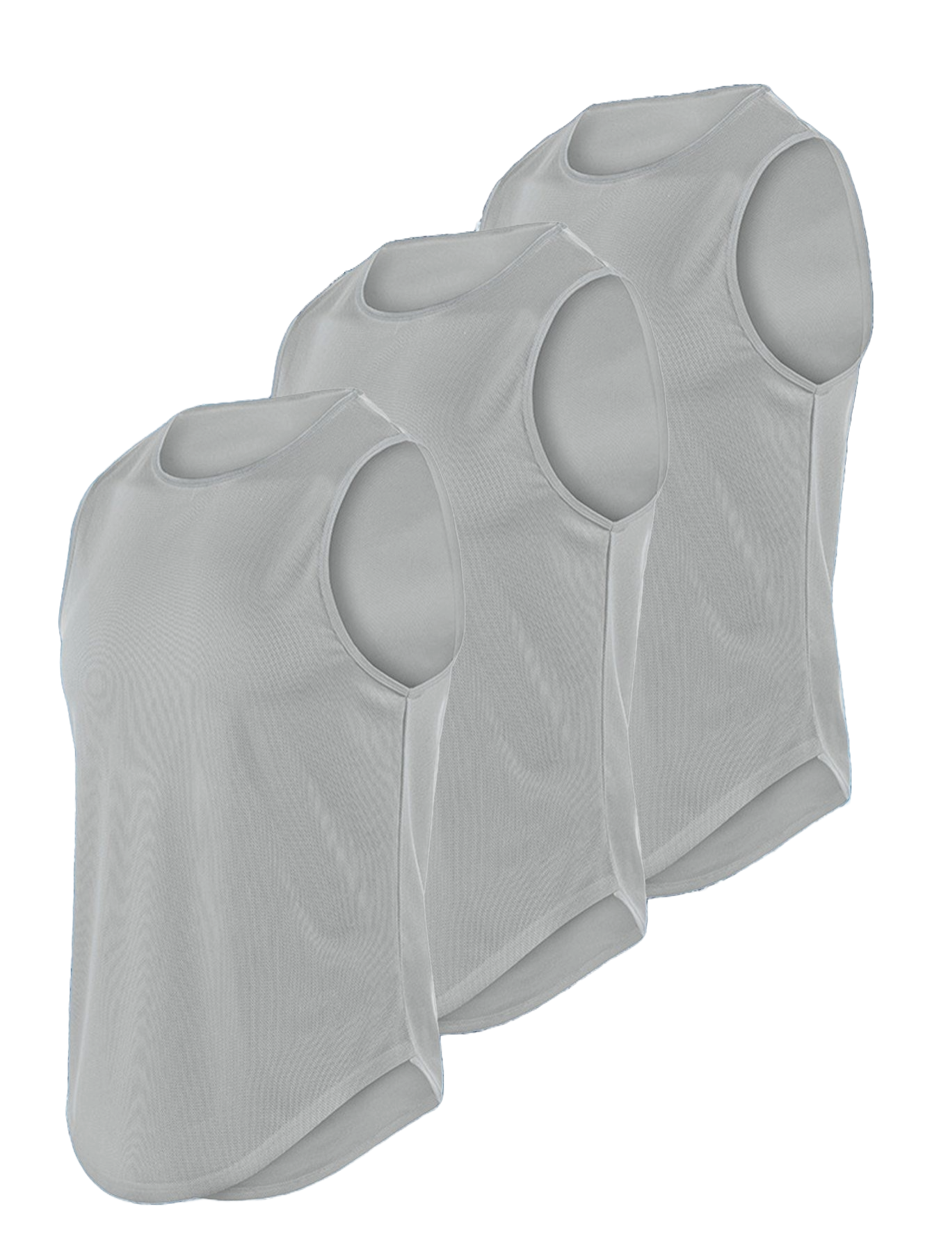 3 playeras depotivas sin mangas para hombre