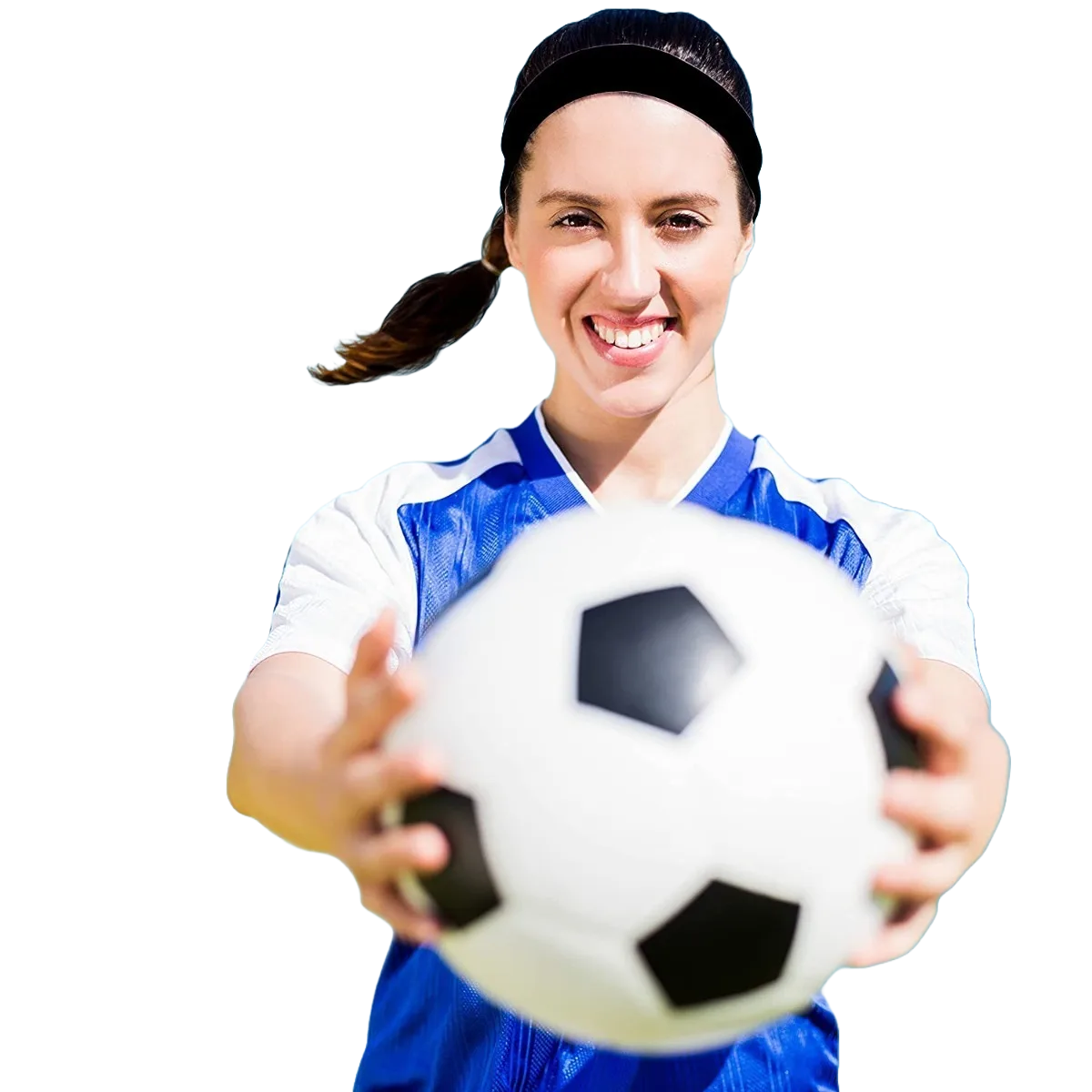 12 bandas para el cabello de algodón negro Sport Valerina diadema