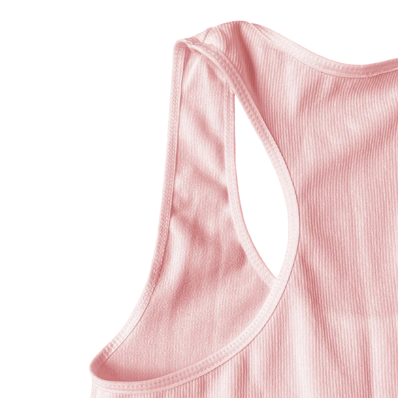 Conjunto de 4 blusas deportivas multicolor con tirantes cruzados