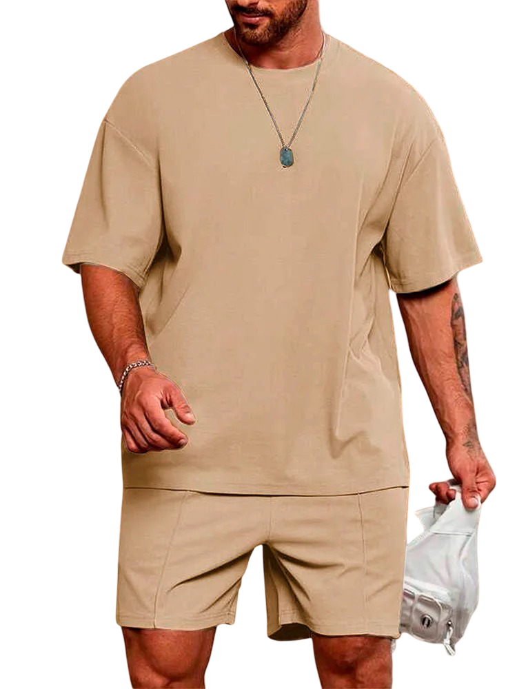 Conjunto deportivo informal de 2 piezas para hombre