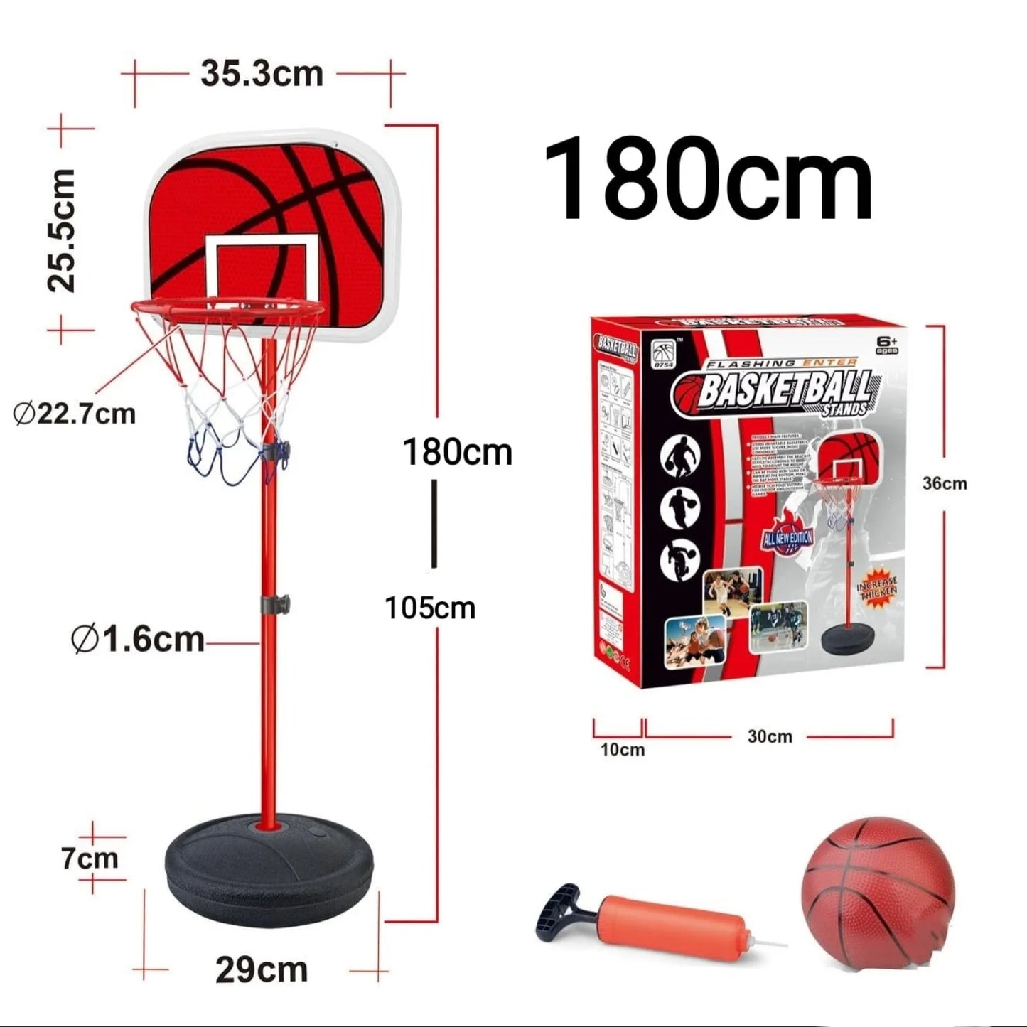 Mini children's basketball hoop