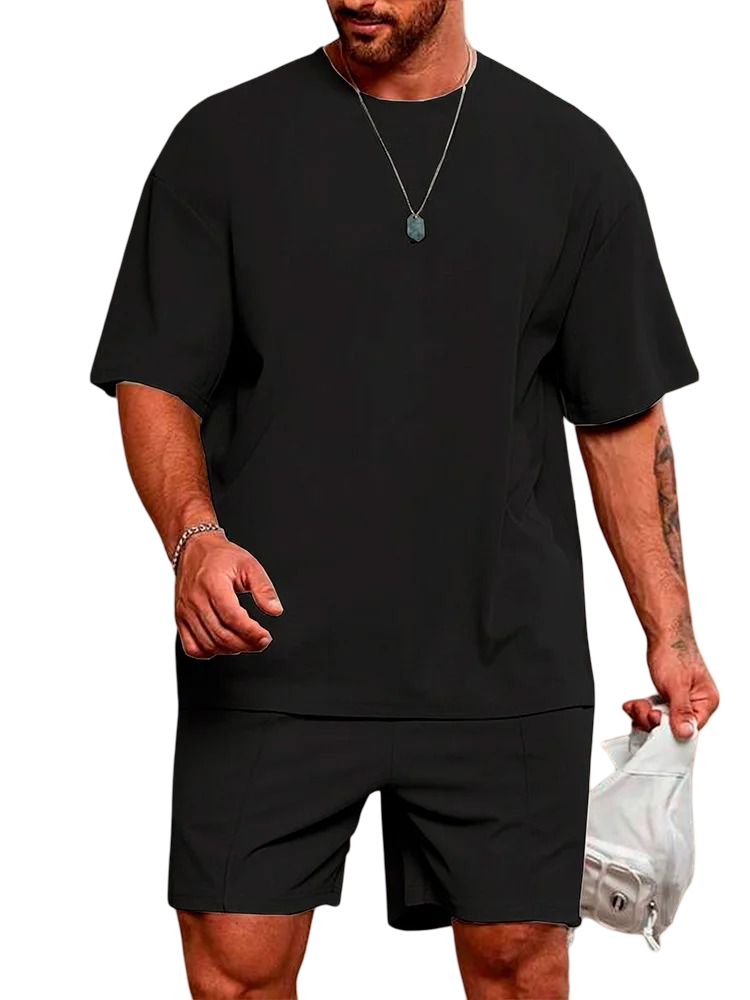 Conjunto deportivo informal de 2 piezas para hombre
