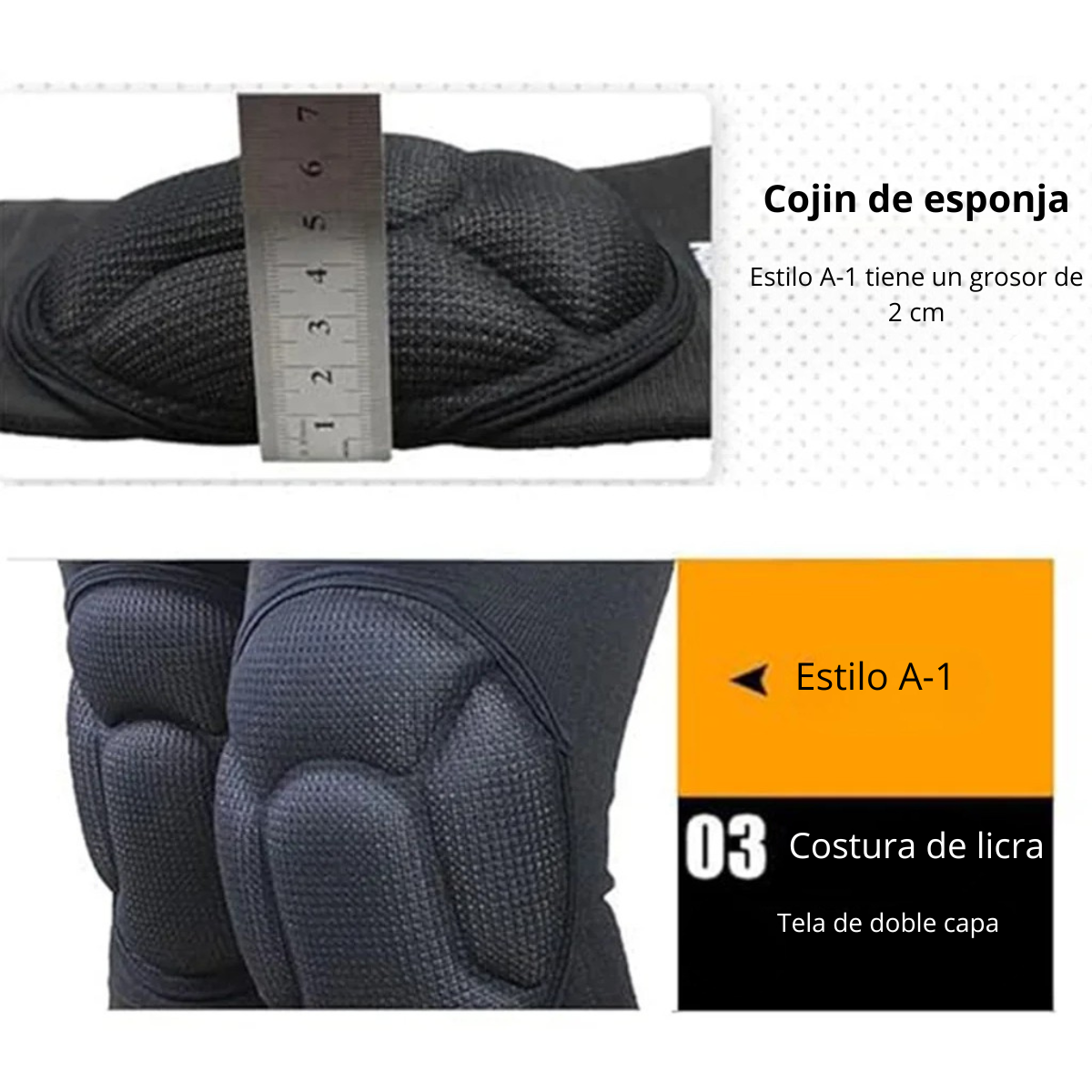 2 rodilleras para fútbol, voleibol, deportes, esquí, baile y fitness