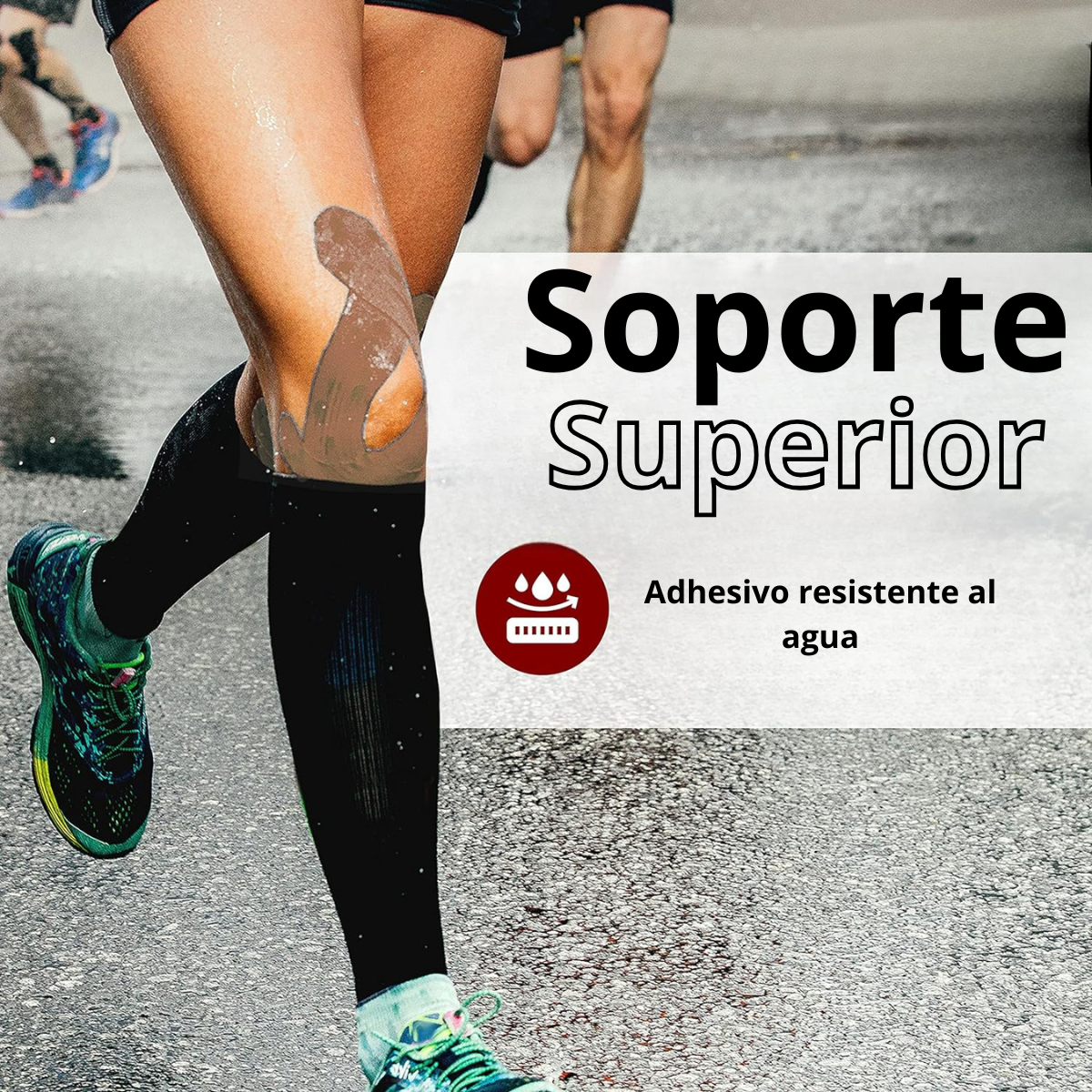 Kinesiology tape, waterproof, flexible, for professional athletes