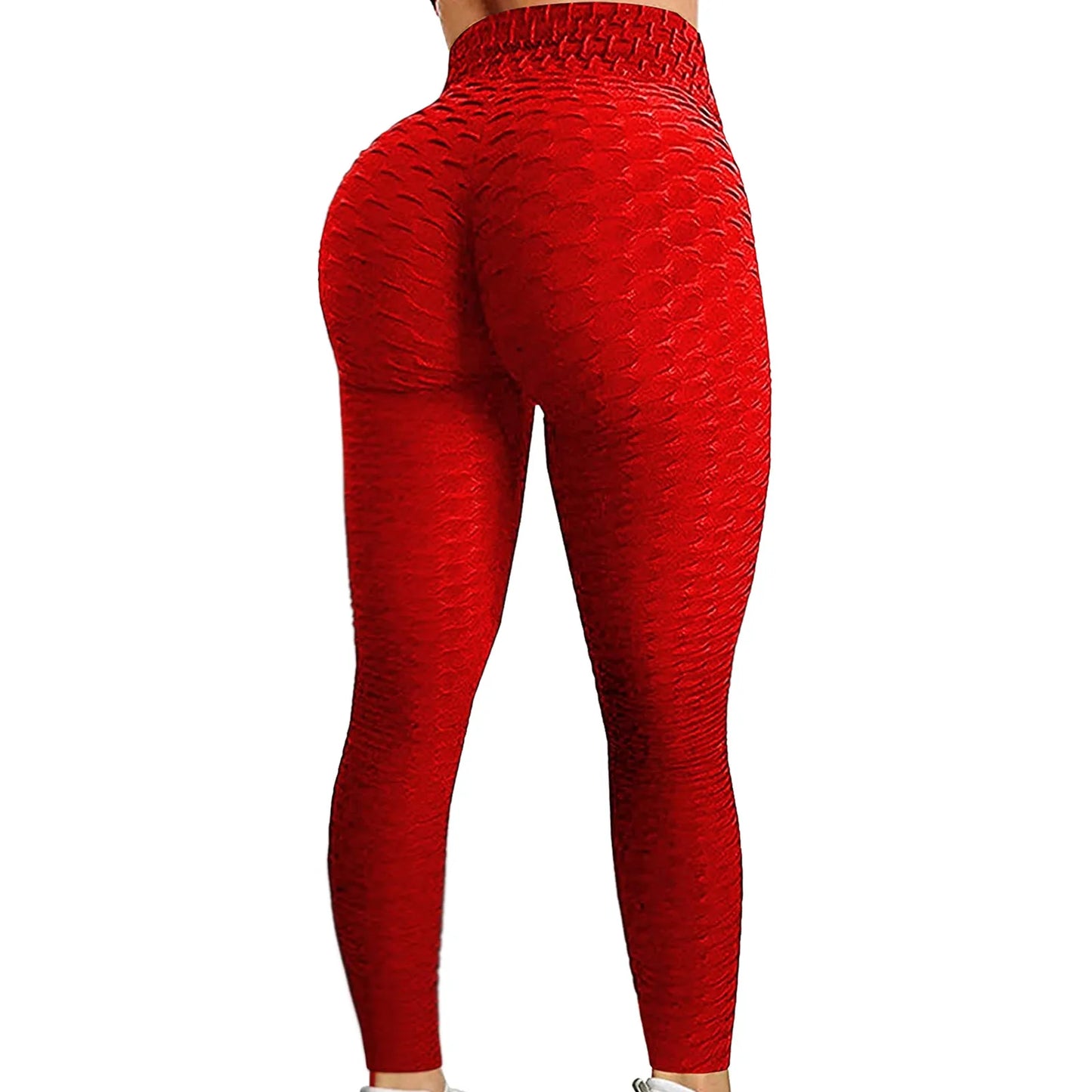 Legins de cintura alta para mujer, para levantamiento de cadera, fitness, running
