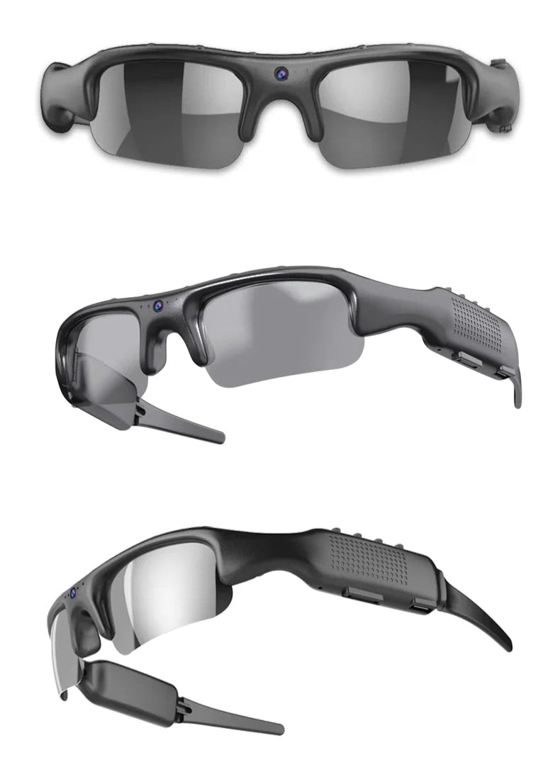 Gafas inteligentes con canara de video HD 1080P con aplicación WIFI, para deportes al aire libre