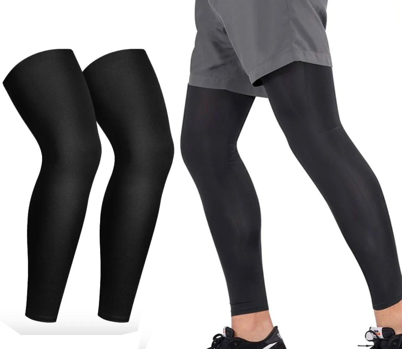 4 Unisex UV Protection Compression Leg Warmers