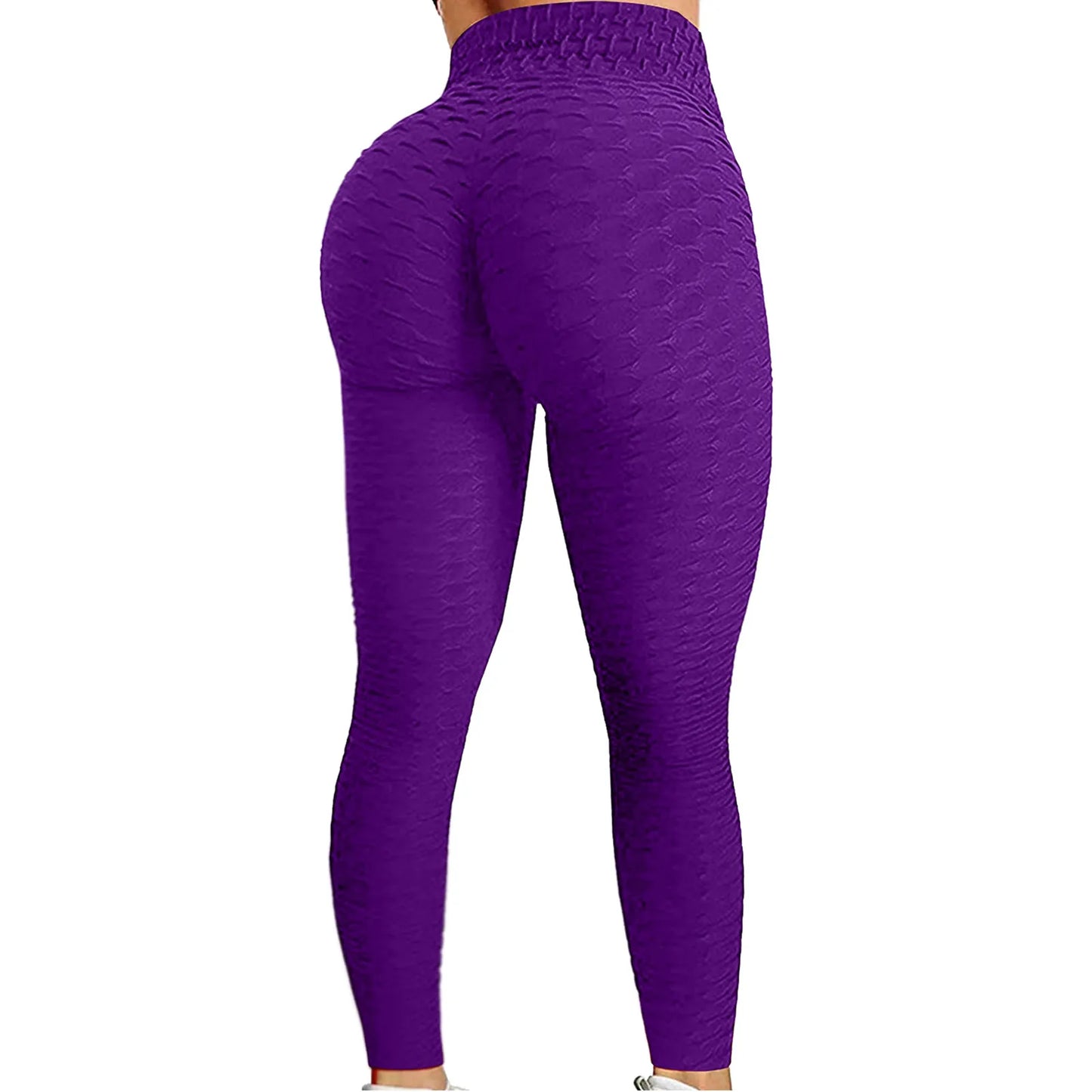 Legins de cintura alta para mujer, para levantamiento de cadera, fitness, running