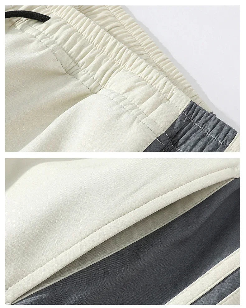 Conjunto deportivo de 2 piezas para hombre, de manga larga, con cremallera completa