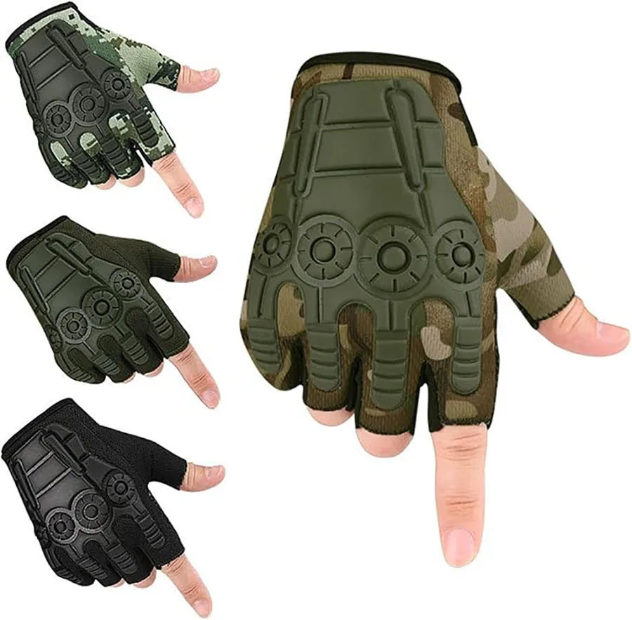 Men's outdoor sports non-slip tactical gloves