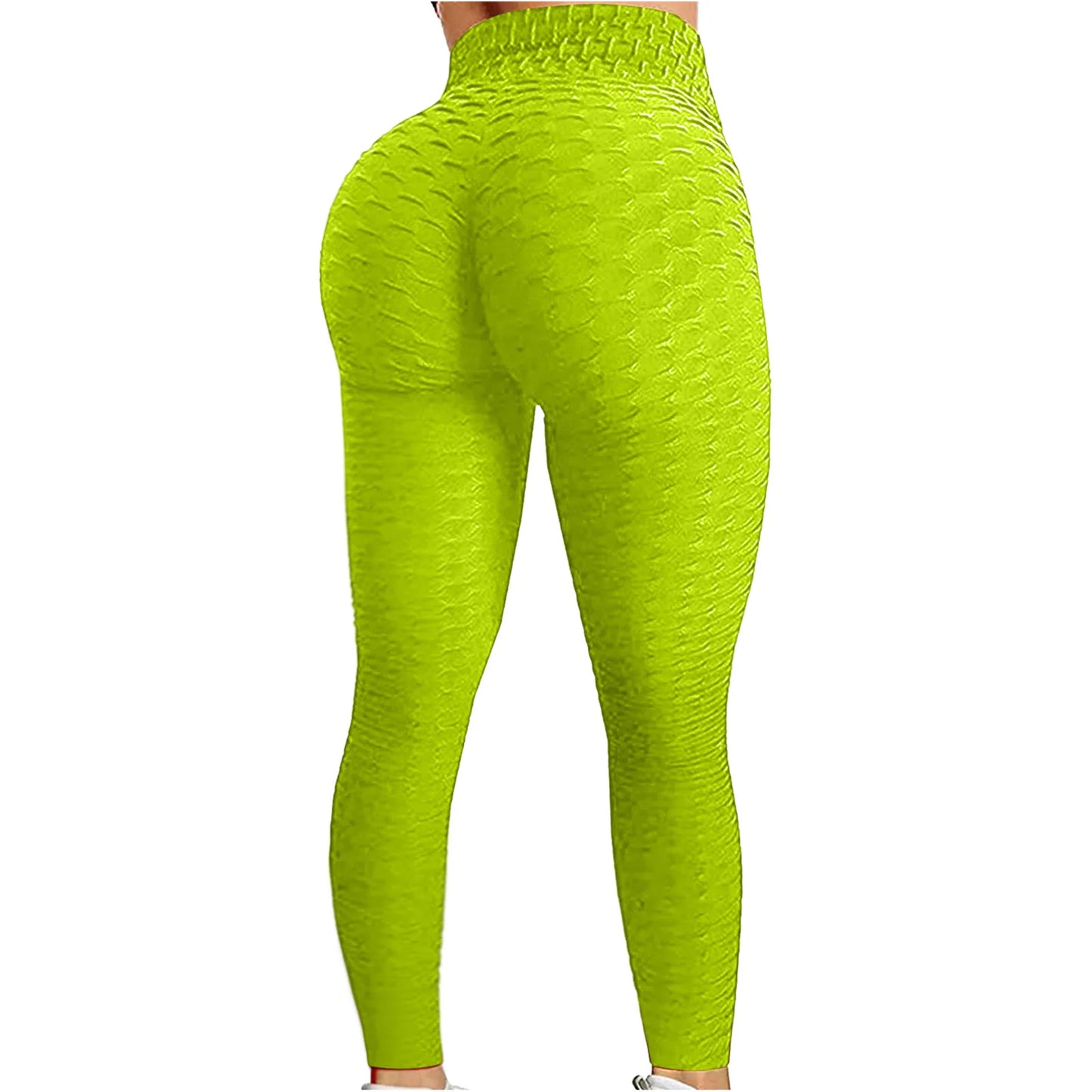 Legins de cintura alta para mujer, para levantamiento de cadera, fitness, running